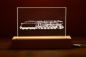 Preview: Acrylglas-Leuchte „Ottberger 44er Dampflok“ mit LED-Holzsockel (CE-zertifiziert)